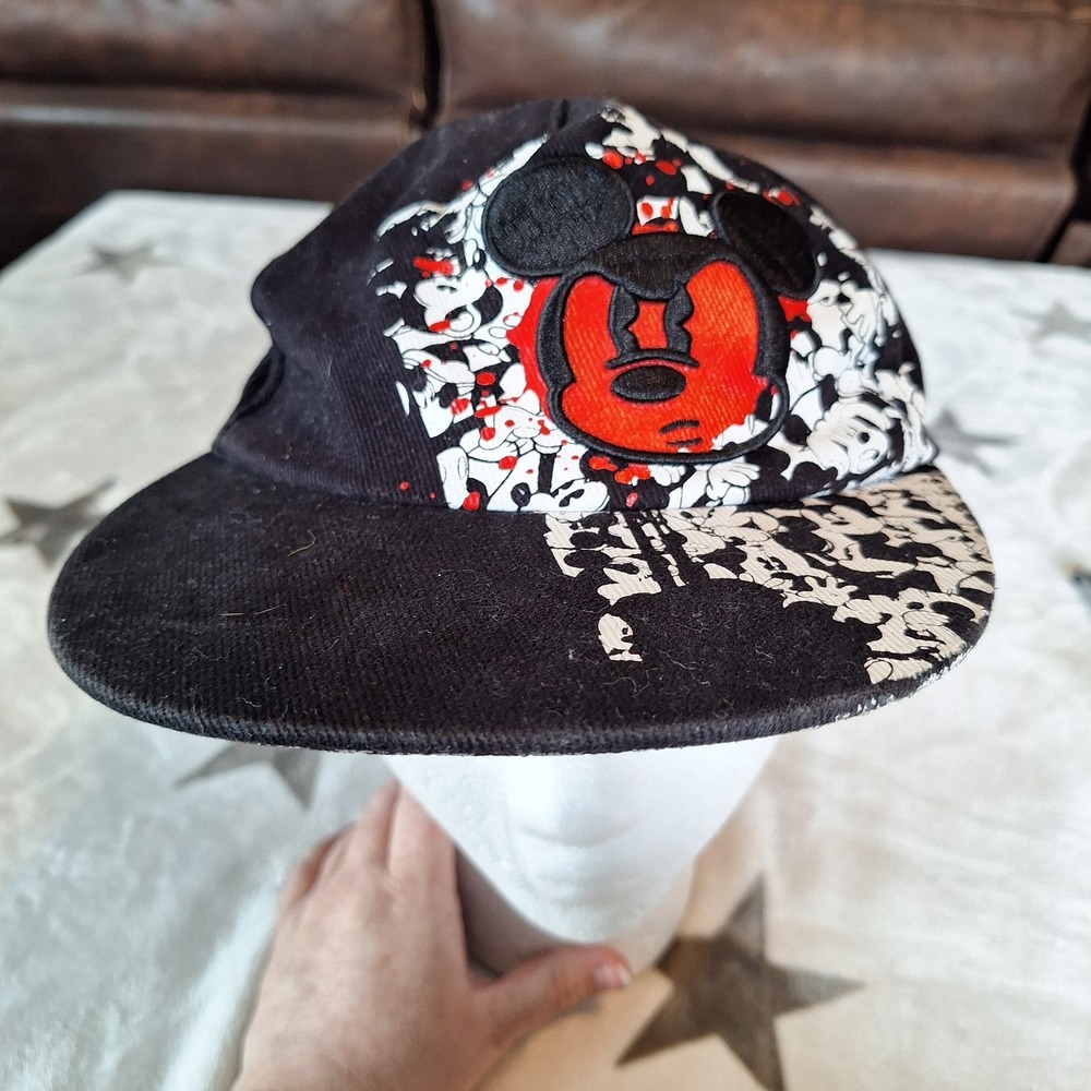 Authentic Disney Parks Youth Baseball Style Hat Embroidered Y2K Art Style Cotton